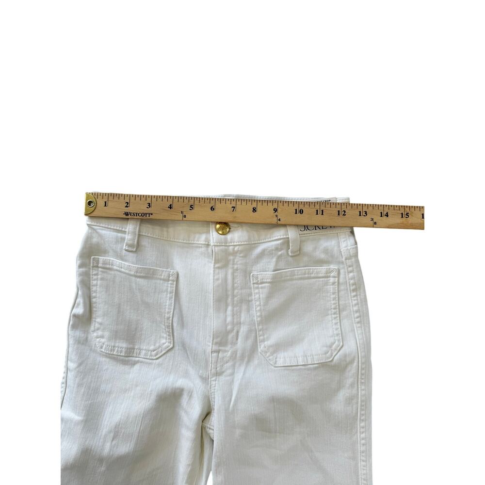J.Crew Charley kickout cropped jean in super-stretch with patch pockets 24 - Picture 6 of 10